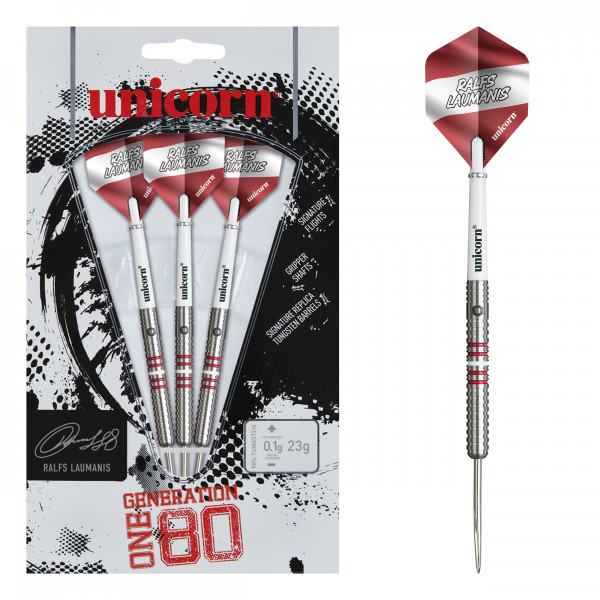 Unicorn Gen 180 Ralfs Laumanis 23g Steel Tip 90% Tungsten | 23 Gr.