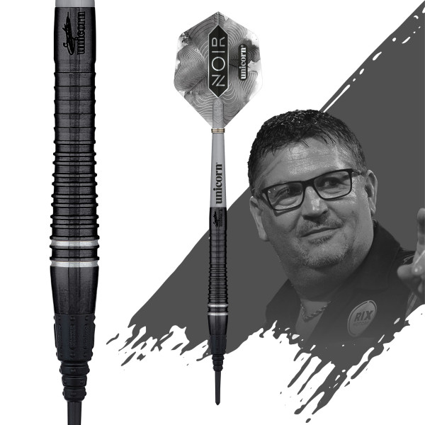 Unicorn Gary Anderson Noir Phase 6 - Deluxe Soft Darts