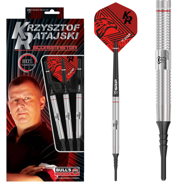 BEAZD Krzysztof Ratajski Soft Dart, Scoremaster - Professional Softdart-Set | 18 Gr.