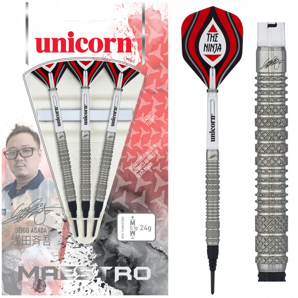 Unicorn Maestro Seigo Asada Soft Darts | 24 Gr.