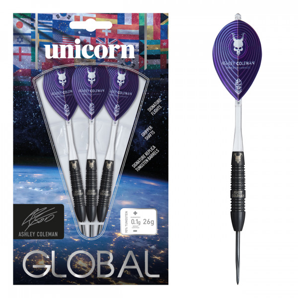 Unicorn Global Ashley Coleman 26g Steel Tip 90% Tungsten | 26 Gr.