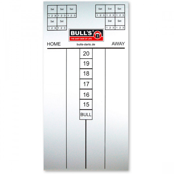 BULL'S Basic Marker Masterscoreboard | 30 x 60 cm