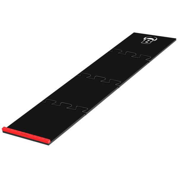 BEAZD Dart Mat, Puzzle Matte, Schaumstoff, inkl. Oche, 2,37 Meter - Hochwertiger Dart Teppich