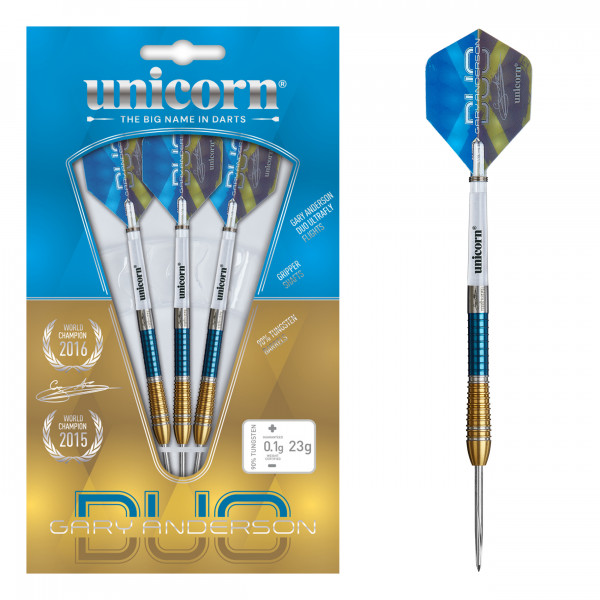 Unicorn Gary Anderson Phase 6 Duo 21g Steel Darts 90% Tungsten