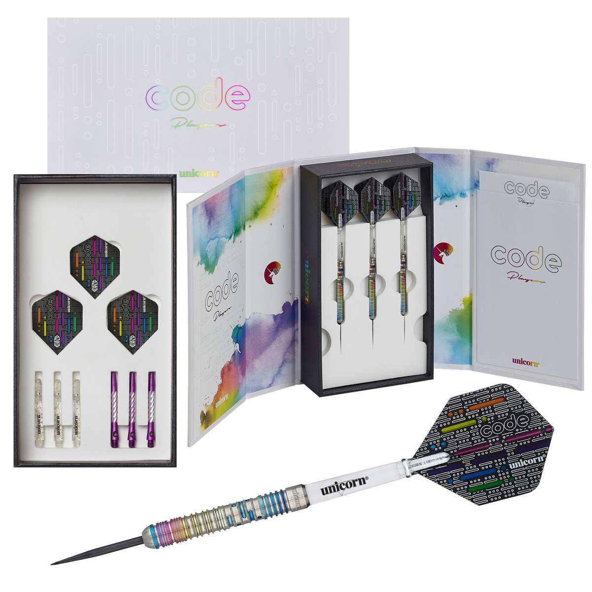Unicorn Seigo Asada Code Players Steel Dart | Embassy Sports B2B Shop