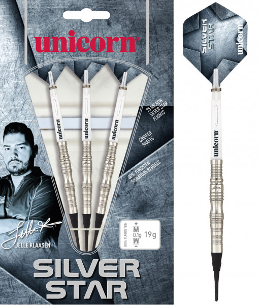 Unicorn World Champion Jelle Klaasen Silver Star Soft Darts