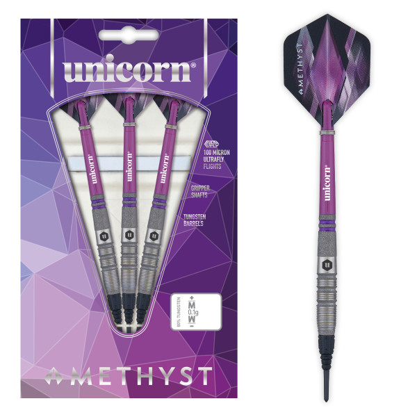 Unicorn Amethyst 3 Soft Darts | 19 Gr.