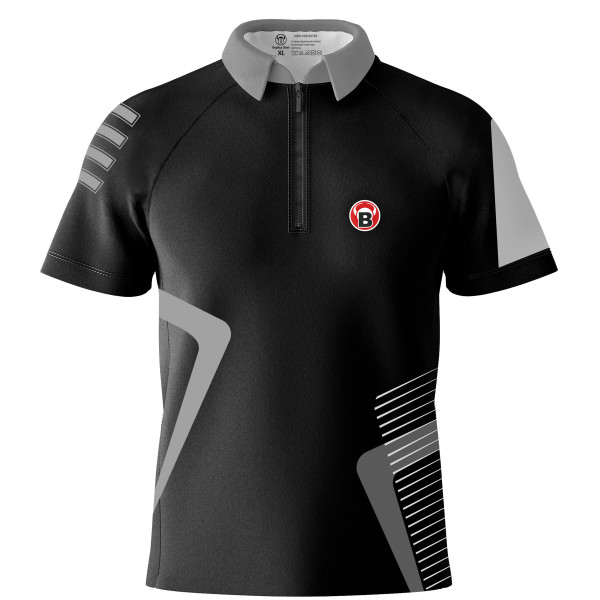 BEAZD TEAM-Dartshirt Grey - Offizieller Fanartikel