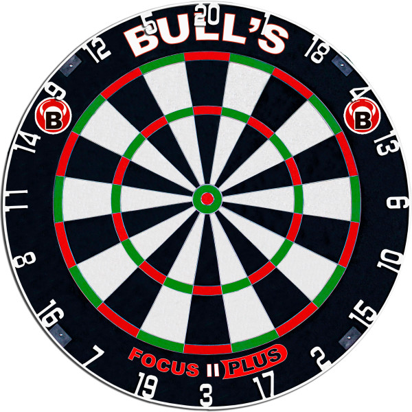 BULL'S Focus II Plus Dart Board | 45,5 cm