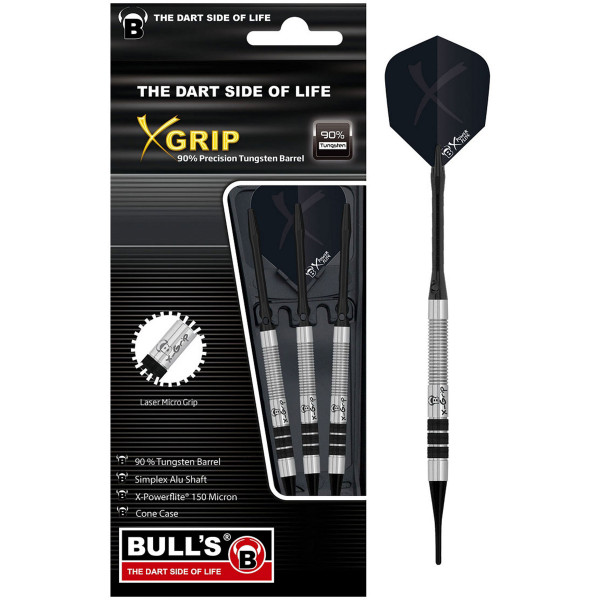 BULL'S X-Grip X1 Soft Dart | 18 Gr.
