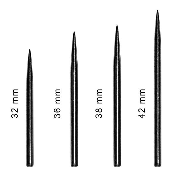 BEAZD Dart Point Black - Premium Steeldart-Points