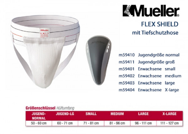 MUELLER Flex Shield mit Tiefschutzhose
