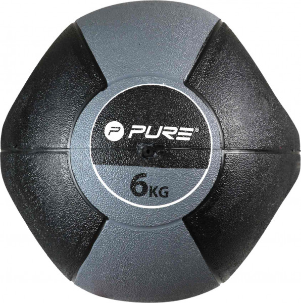 Original Pure 2Improve Medizinball mit Griffen 6 kg | 6 kg