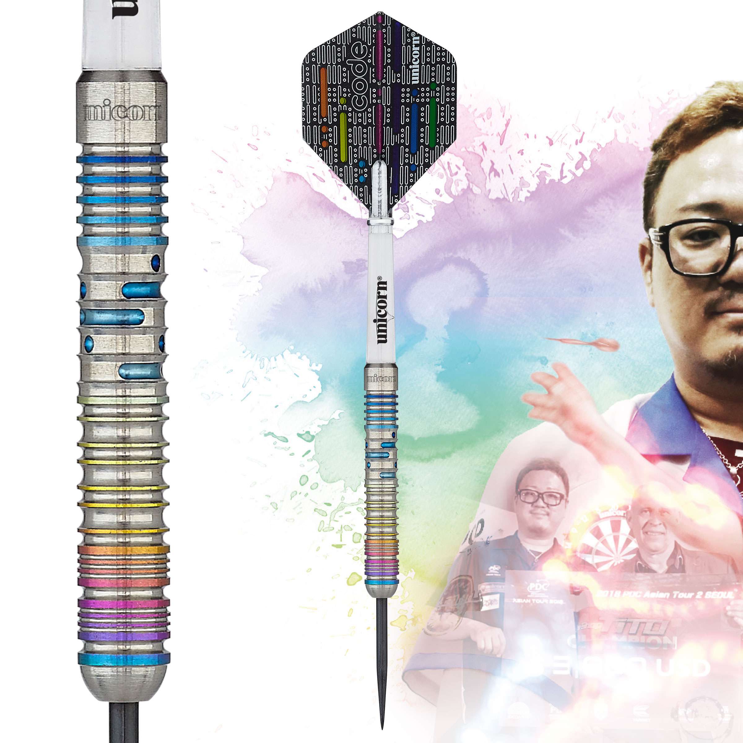 Unicorn Seigo Asada Code Players Steel Dart | Embassy Sports B2B Shop