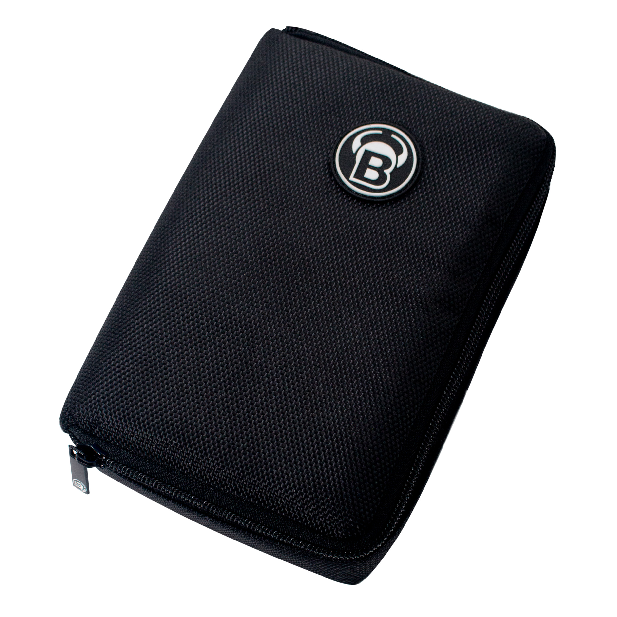 Étui Bull's Embassy Pour 3 Fléchettes - Rangement Accessoires, Mousse Protectrice Et Pochettes - Noir