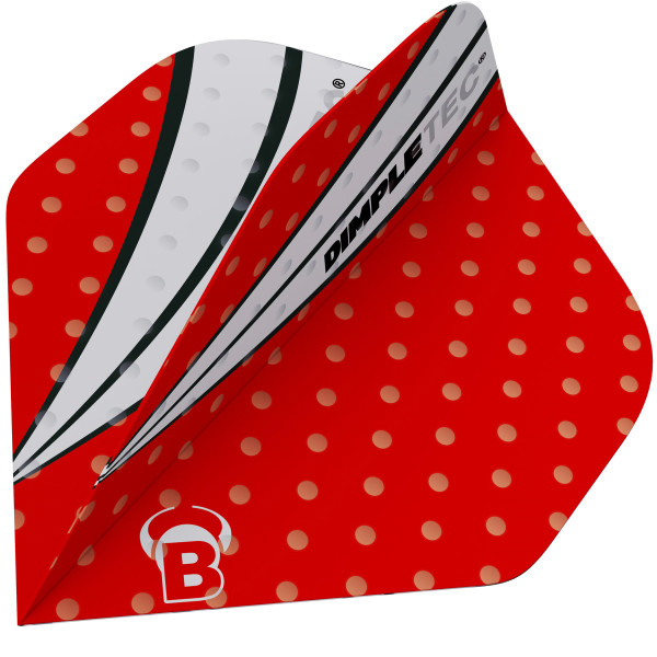 BEAZD Dimpletec Red Flights - Premium Dart-Flights | A-Standard