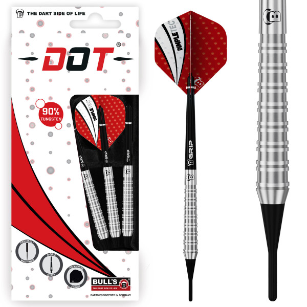 BEAZD Dot D3 90% Tungsten Soft Dart - Professional Softdart-Set | 18 Gr.