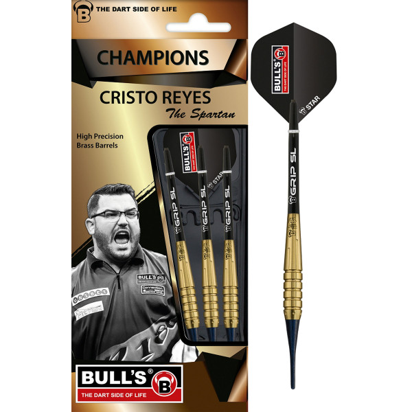 BULL'S "Cristo Reyes" Original Brass Soft Darts | 18 Gr.