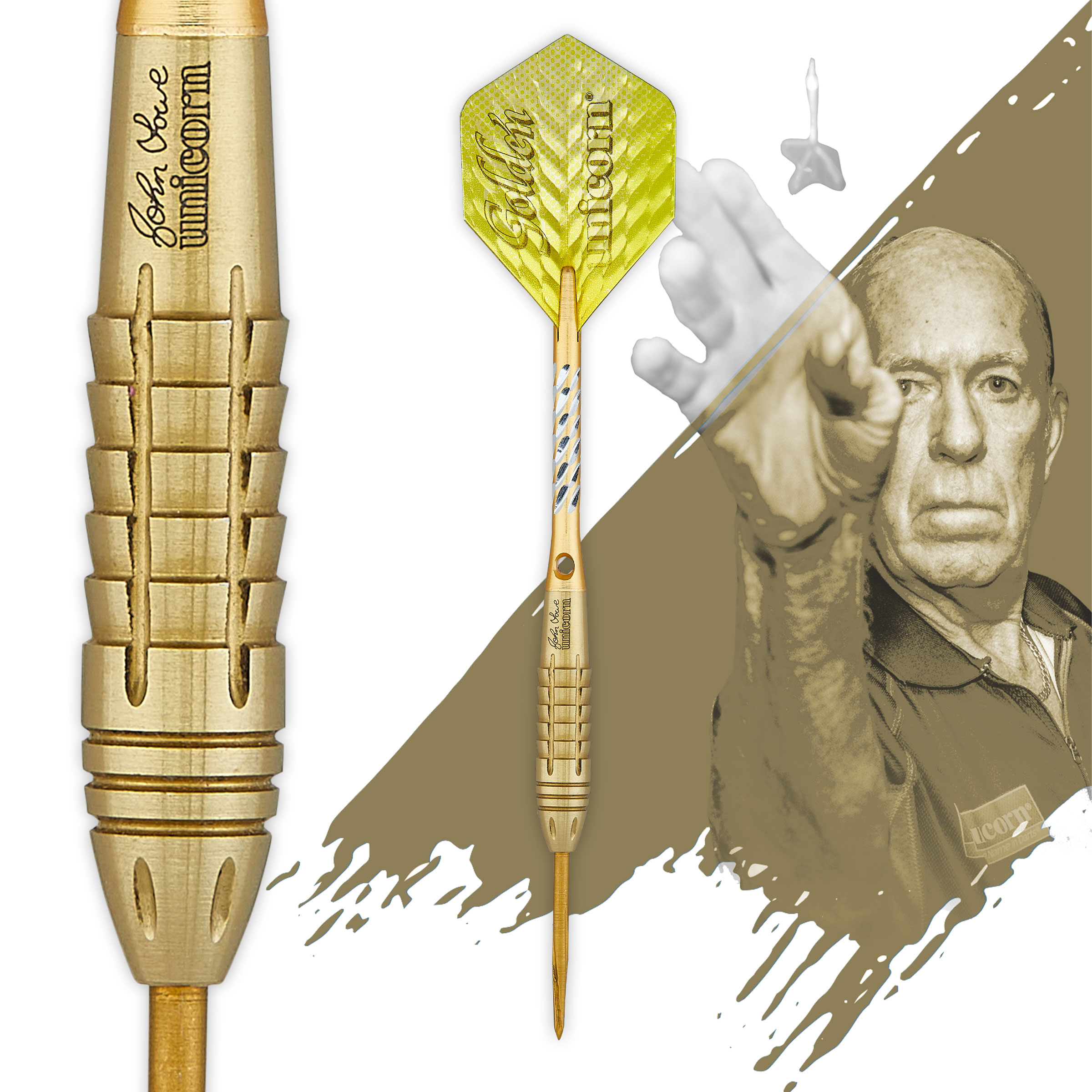 Unicorn World Champion John Lowe Phase 3 Steel Darts Embassy Sports