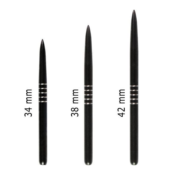 BEAZD GP2 Dart Point Black - Premium Steeldart-Points