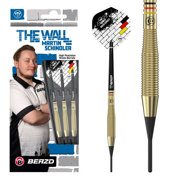 BEAZD Martin Schindler Natural Brass Softdart | 18 Gr.