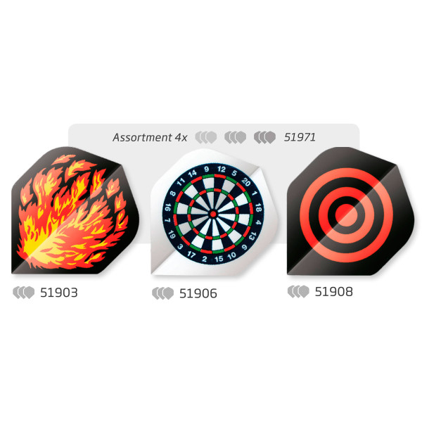 BEAZD Base Flights Sortiment 03/06/08 - Premium Dart-Flights | A-Standard