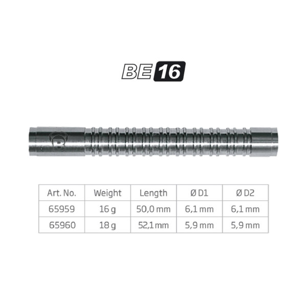 BEAZD BE-16 Soft Dart Barrel - Professional Softdart-Set