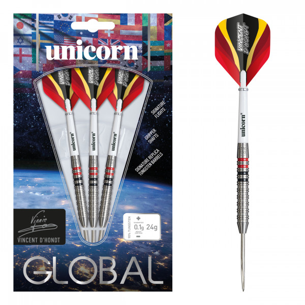 Unicorn Global Vincent D'Hondt 24g Steel Tip 90% Tungsten | 24 Gr.