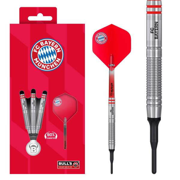 BULL'S FC Bayern Muenchen Steel Dart | 18 Gr.