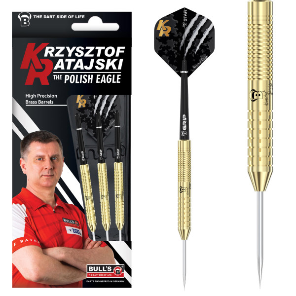 BEAZD Krzysztof Ratajski Brass Gold Steel Dart - Advanced Steeldart-Set