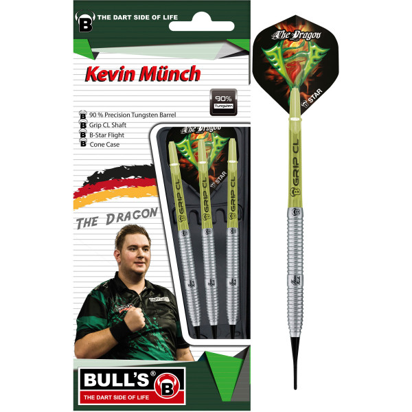 BULL'S Champions Kevin Münch Generation II Soft Dart | 18 Gr.
