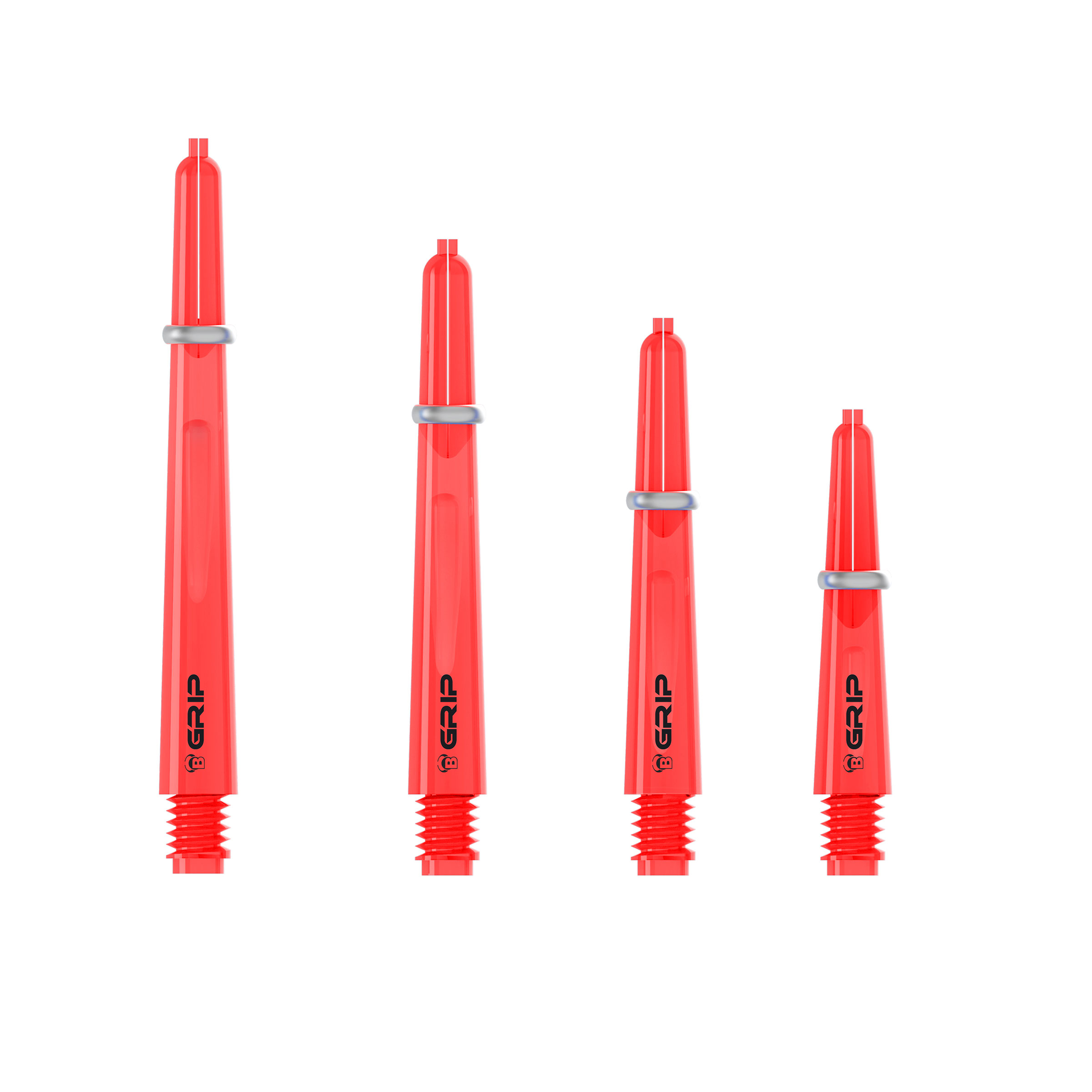 Bull's B-Grip-2 CL Shaft m Clear Dart - White