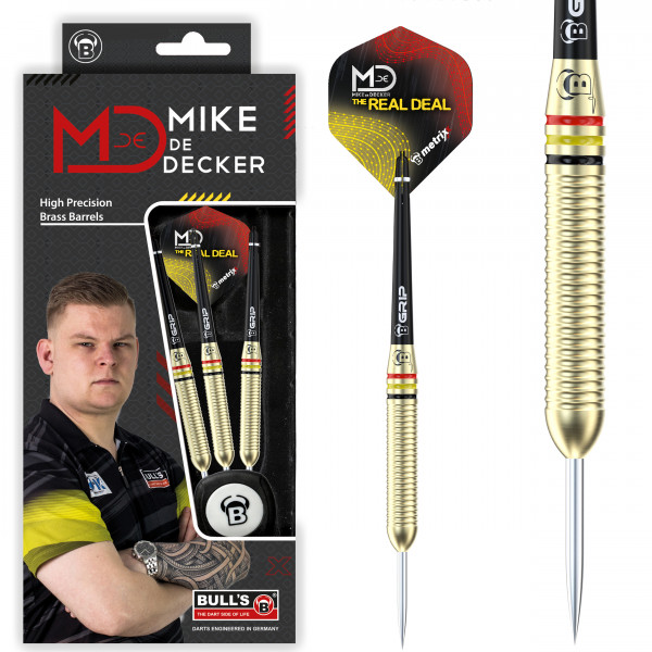 BULL'S Mike de Decker Player Brass Steel Dart | 20 Gr.