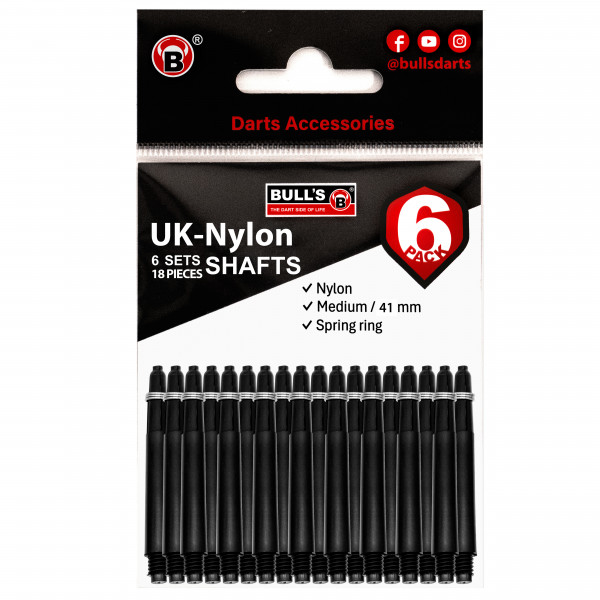 BULL'S 6-Pack Nylon Shaft