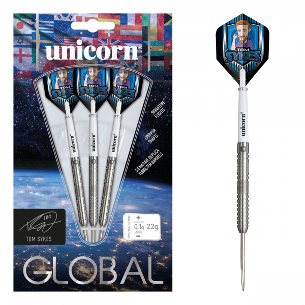 Unicorn Global Tom Sykes 22g Steel Tip 90% Tungsten | 22 Gr.