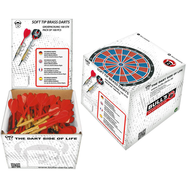 BEAZD Eco Soft Dart 16g 100er 6/8mm - Einsteiger Softdart-Set | 16 Gr.