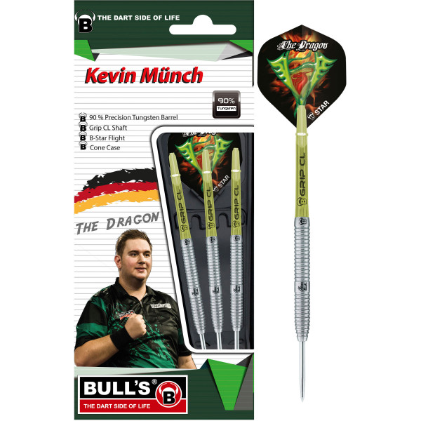 BULL'S Champions Kevin Münch Generation II Steel Dart | 21 Gr.