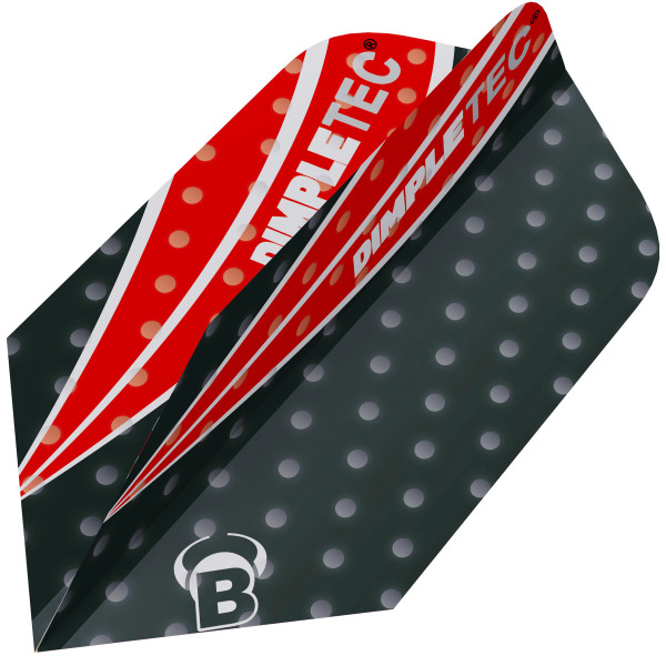 BEAZD Dimpletec Black Flights Slim Shape - Premium Dart-Flights | Slim