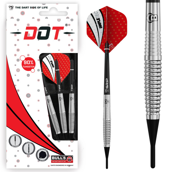 BEAZD Dot D1 90% Tungsten Soft Dart - Professional Softdart-Set | 18 Gr.