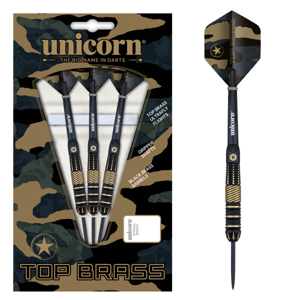 Unicorn Top Brass 2 Steel Darts | 19 Gr.