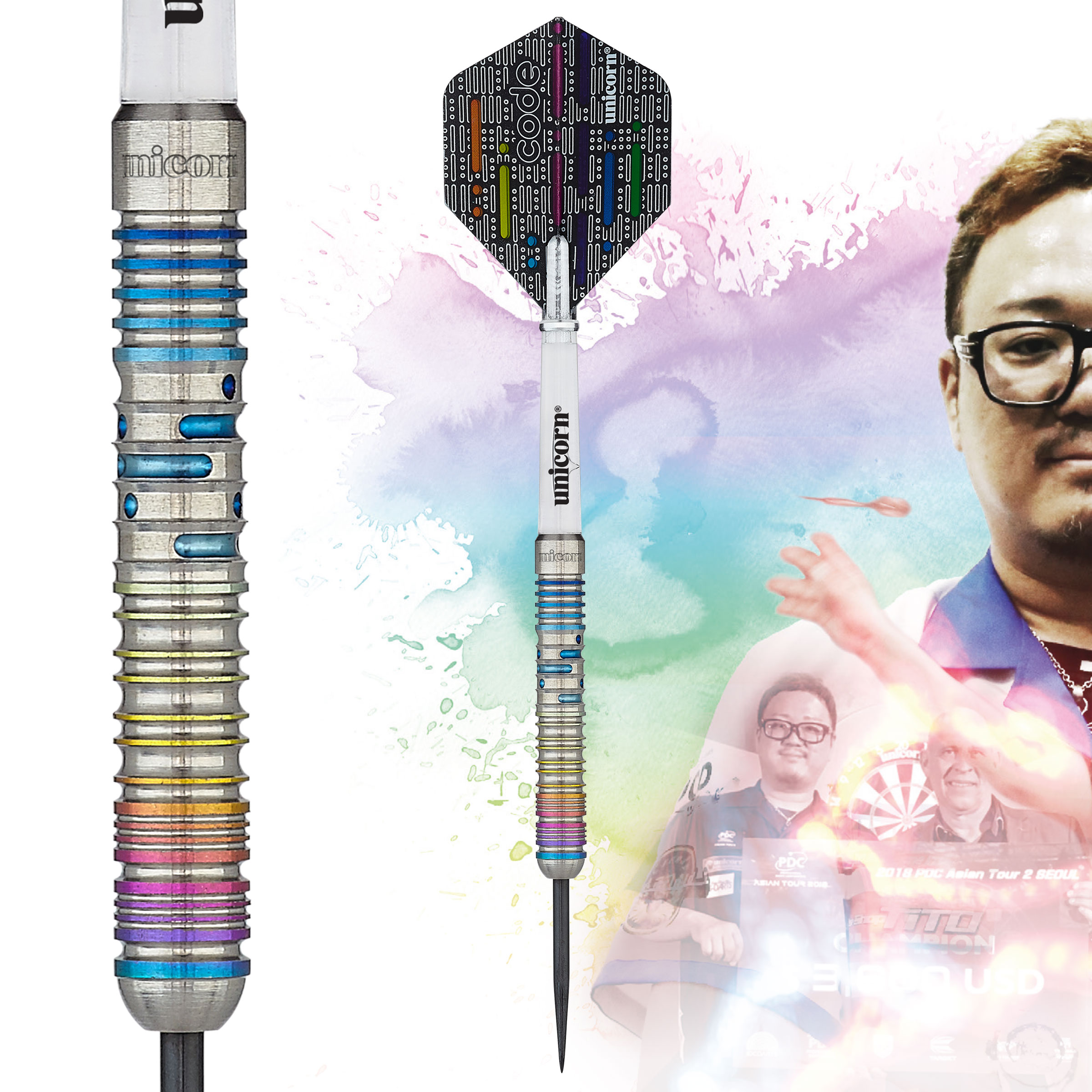 Unicorn Seigo Asada Code Players Steel Dart | Embassy Sports B2B Shop