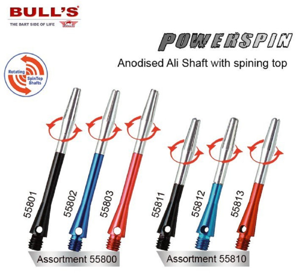 BULL'S Powerspin Shaft sh blau