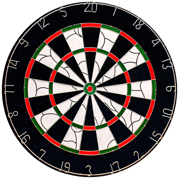 BEAZD Bristol Flocked Paper Dart Board - Matchplay Dartboard