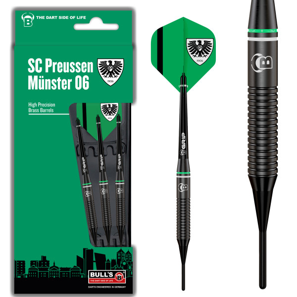 BULL'S Preußen Münster Brass Soft Dart | 18 Gr.