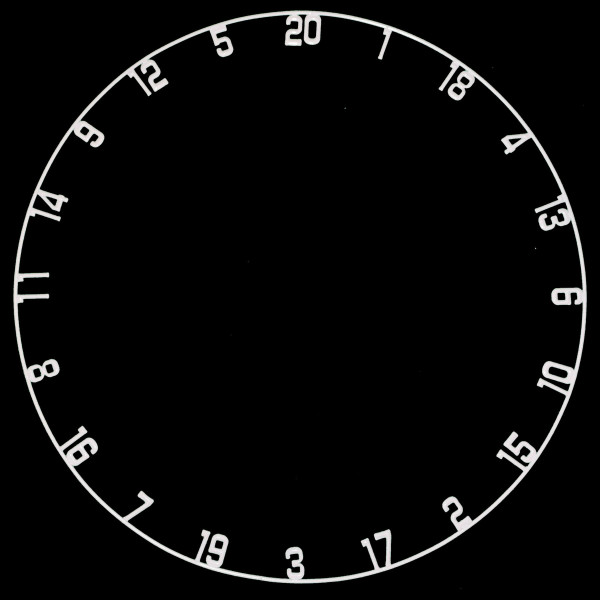 BEAZD Board Nummernring - Dart Board Zubehör