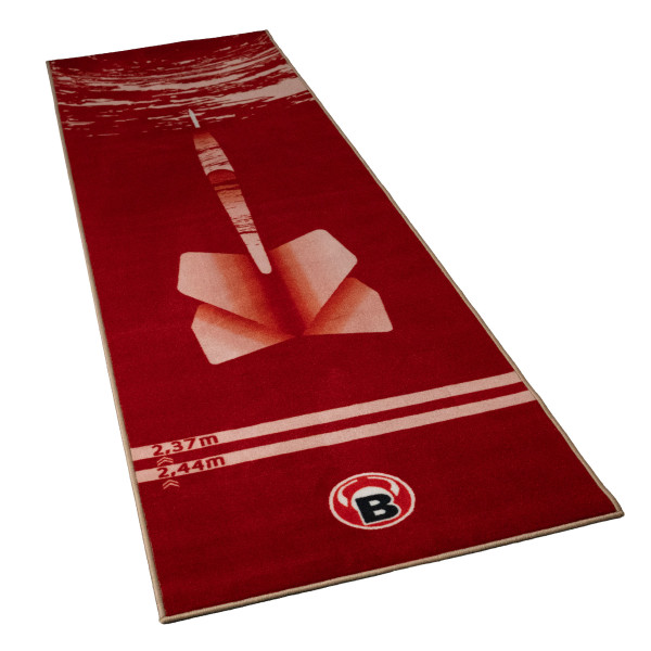 BEAZD Carpet-Mat 180 red - Hochwertiger Dart Teppich