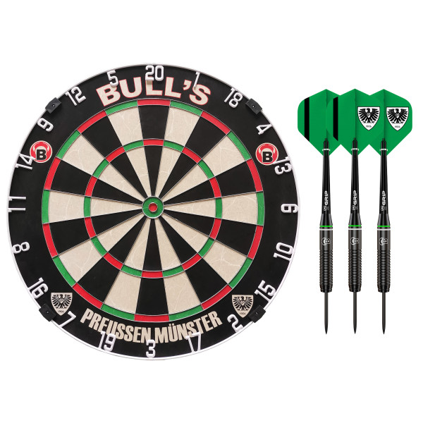 BULL'S Preußen Münster Dartboard Set