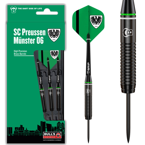 BEAZD Preußen Münster Brass Steel Dart - Advanced Steeldart-Set | 21 Gr.