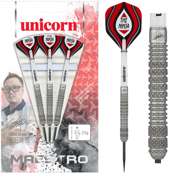 Unicorn Maestro Seigo Asada Steel Darts | 23 Gr.