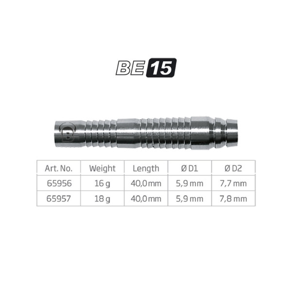 BEAZD BE-15 Soft Dart Barrel - Professional Softdart-Set